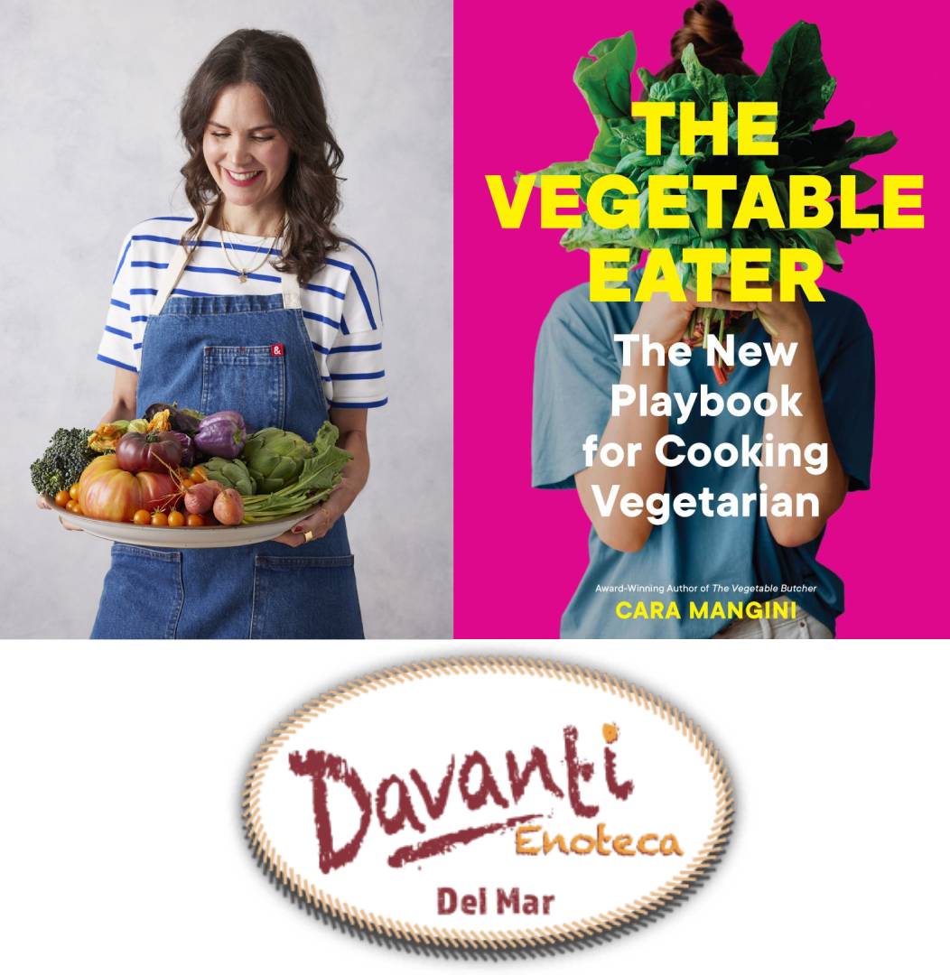 Dinner at Davanti Enoteca with Cara Mangini for "The Vegetable Eater: The New Playbook for Cooking Vegetarian"
