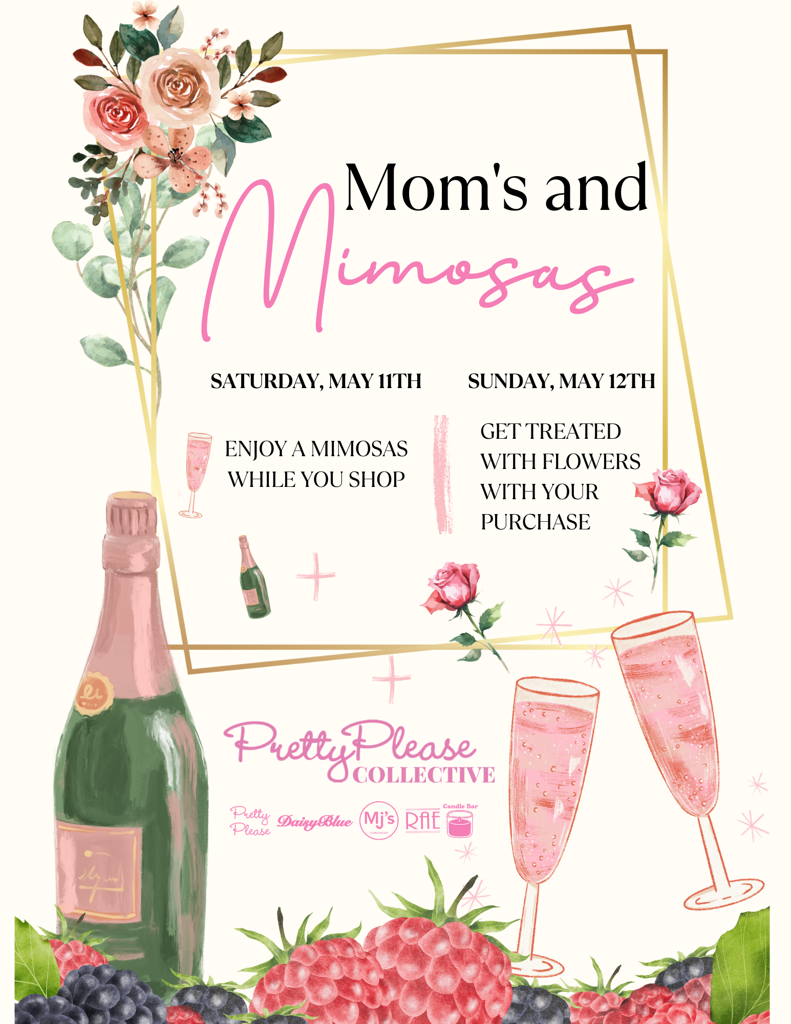 Pretty Please & Daisy Blue - Mom's and Mimosas