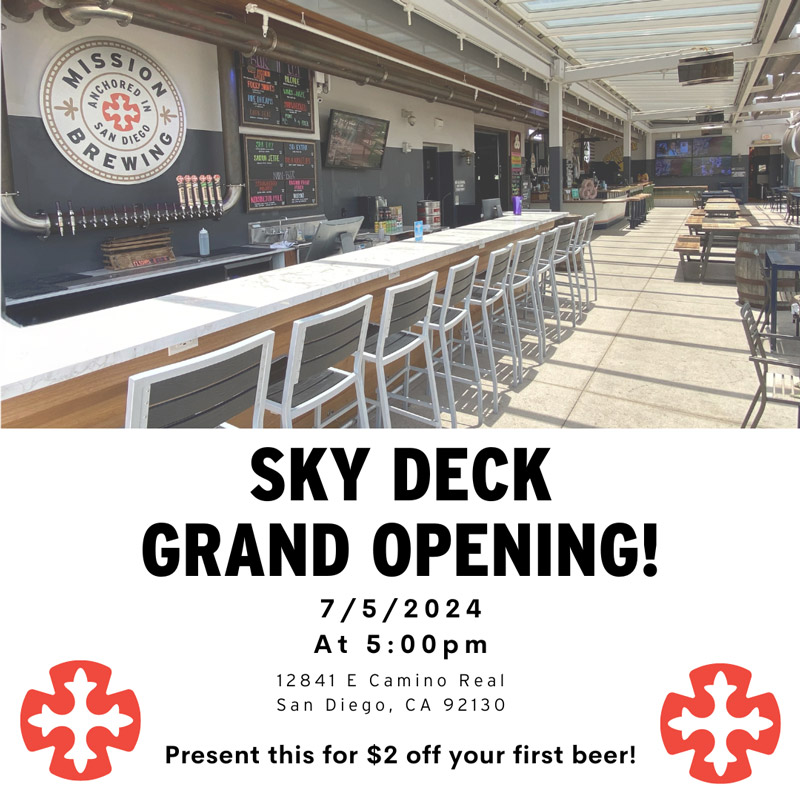 Mission Brewing Sky Deck Grand Opening