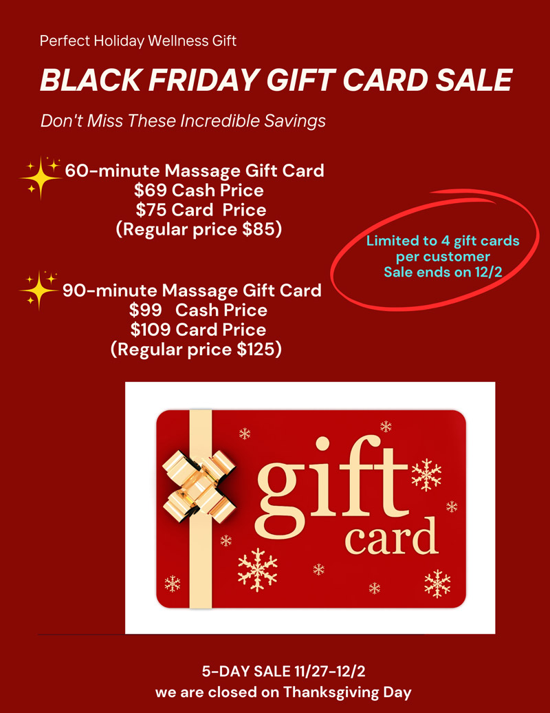 Massage Concepts Perfect Holiday Wellness Gifts