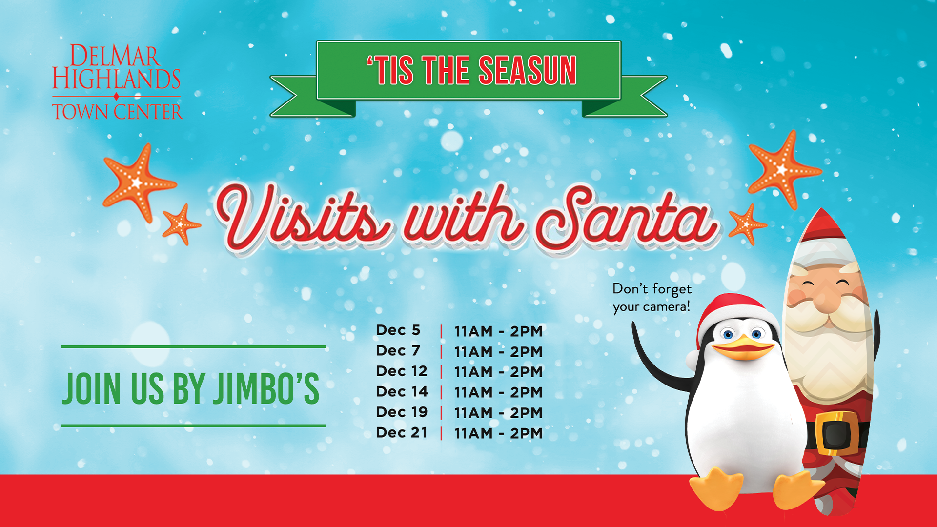 Del Mar Highlands Town Center Visits with Santa Website Event