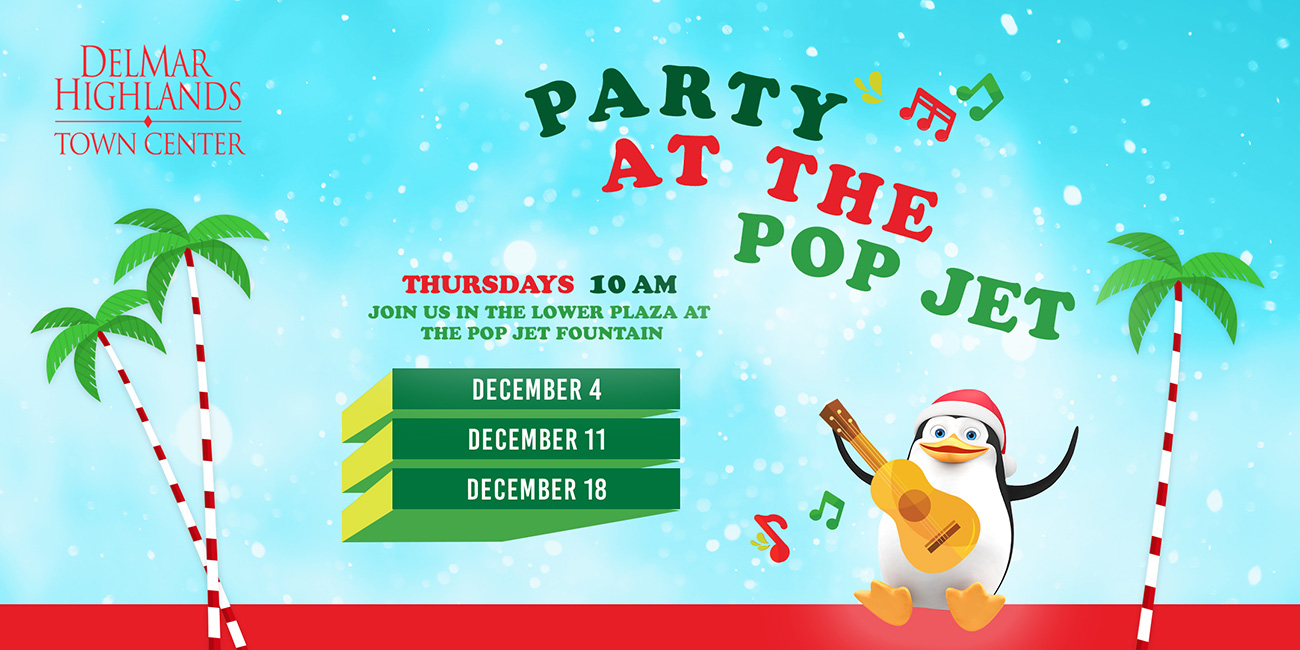 Party at the Pop Jet for the Holidays