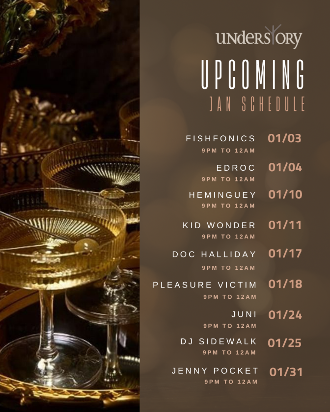 Understory January 2025 Schedule