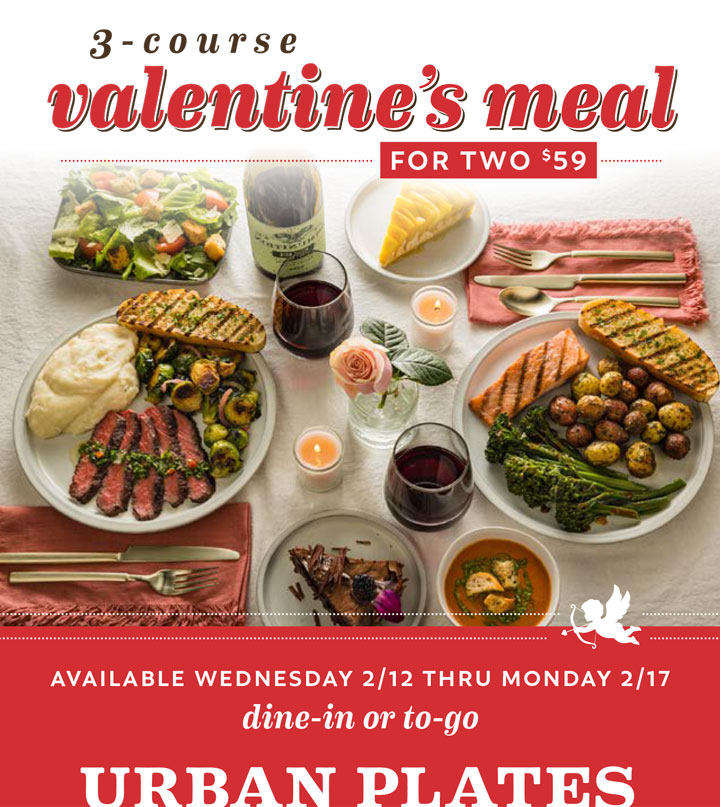 Urban Plates Valentines Day Flyer