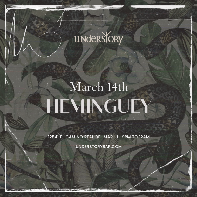 Understory Bar Sky Deck at Del Mar Highlands Town Center March 14 Heminguey