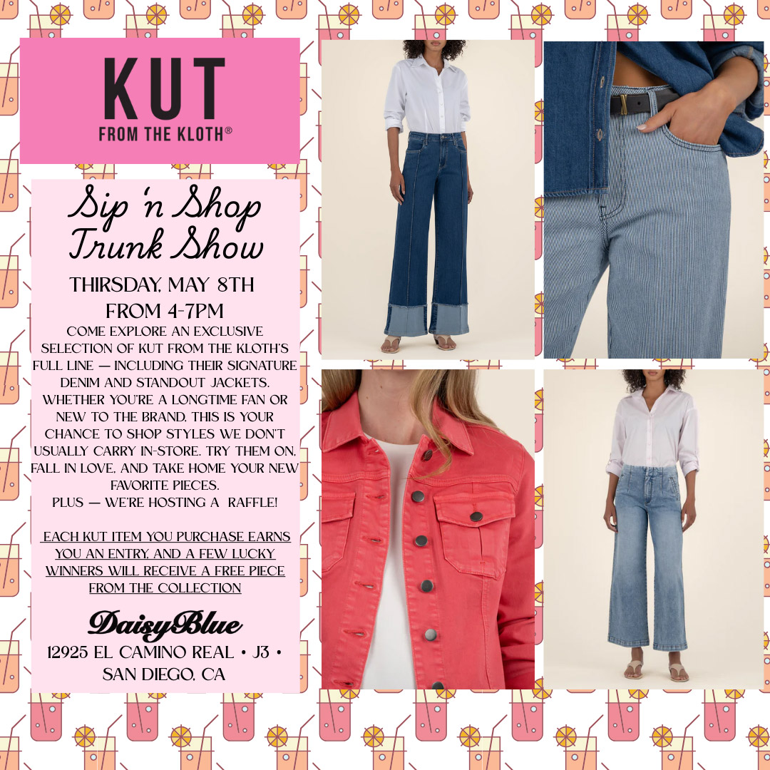 Daisy Blue Sip n Shop Trunk Show