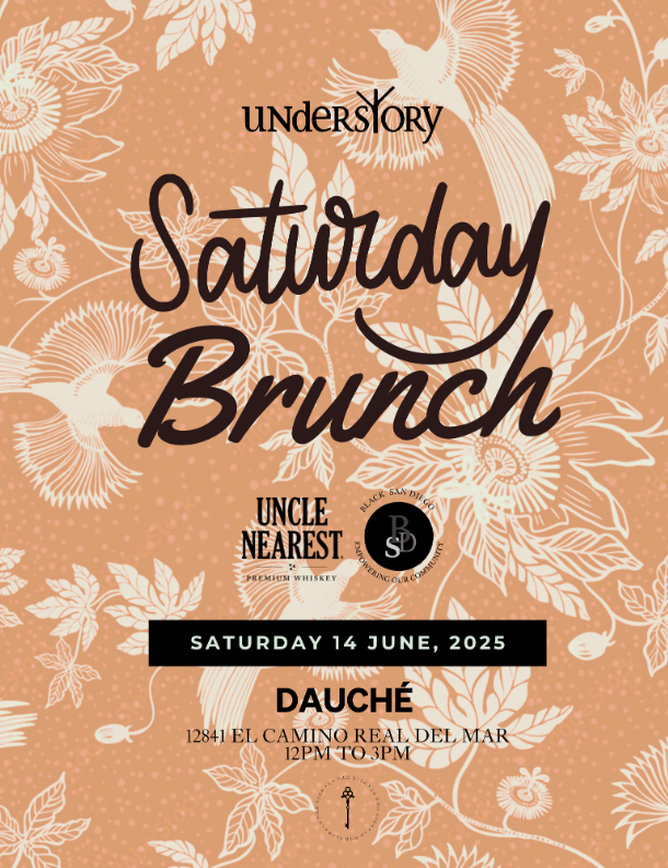 Understory Bar Sky Deck at Del Mar Highlands Town Center Saturday Brunch ft. Uncle Nearest & Dauché June 14, 2025