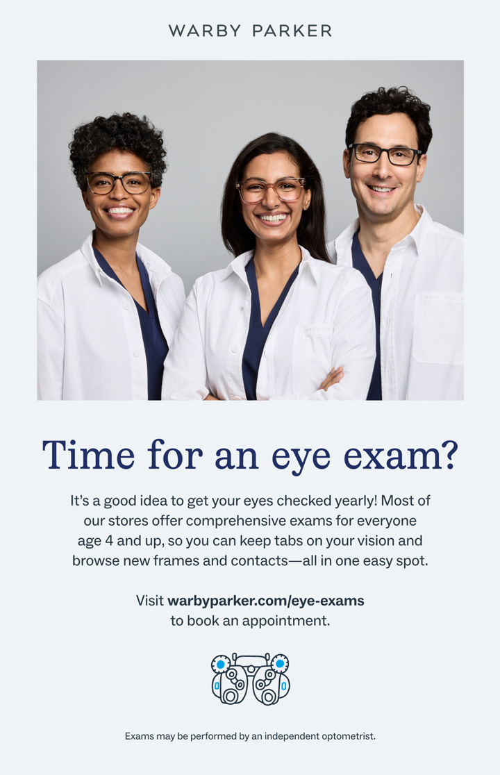 Warby Parker Eye Exams