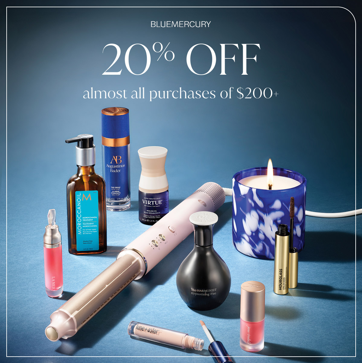 Bluemercury January 20% off $200