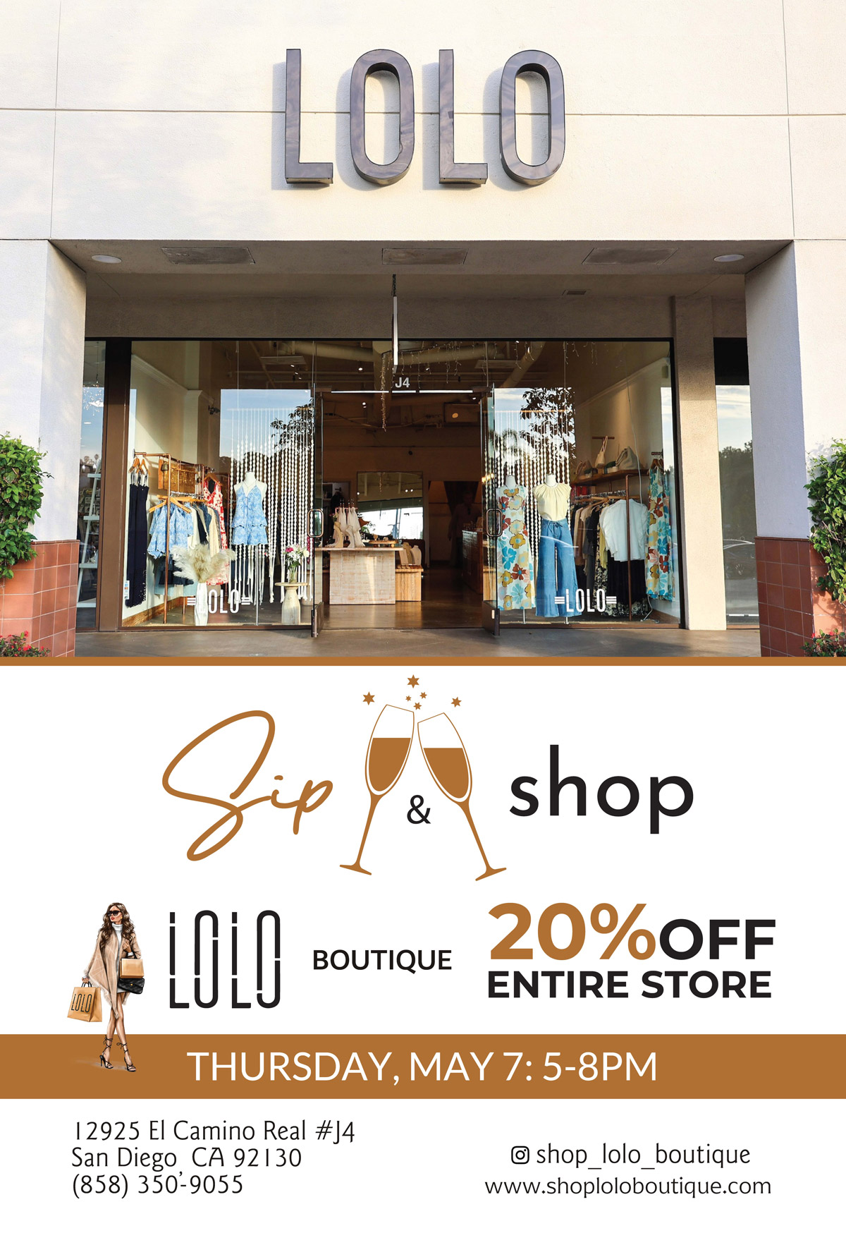 LOLO Boutique Sip and Shop