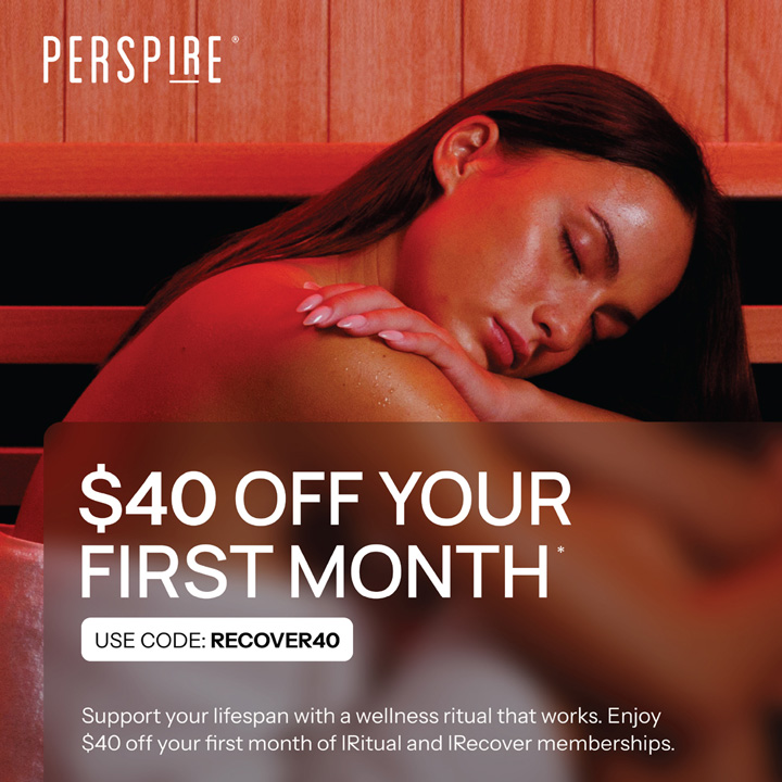 Perspire Promo code RECOVER40